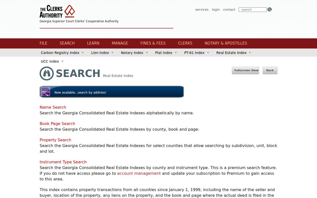 Peachtree Corners people search through the Gwinnett deed index